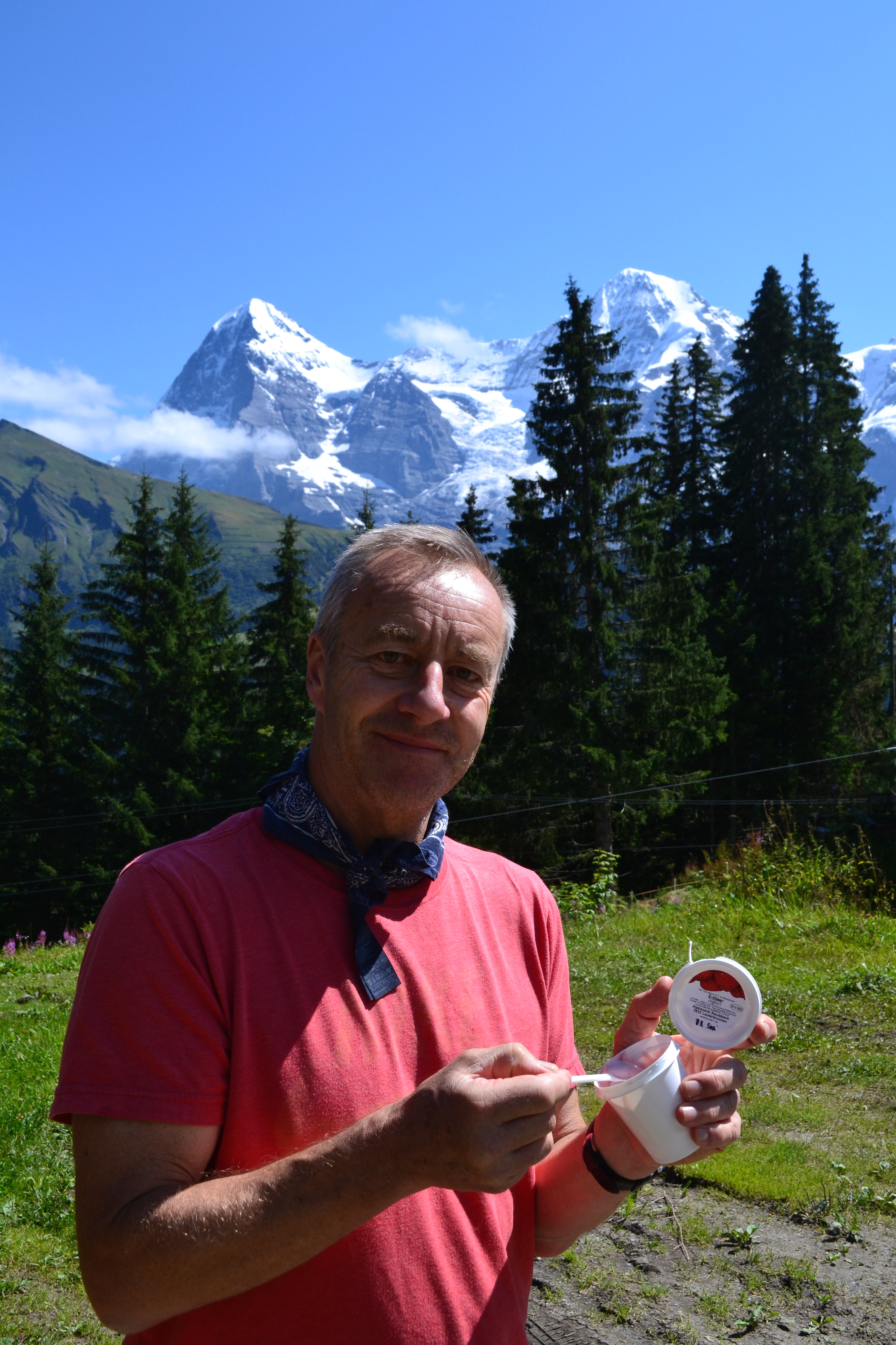 Mike Hodgson in the Alps